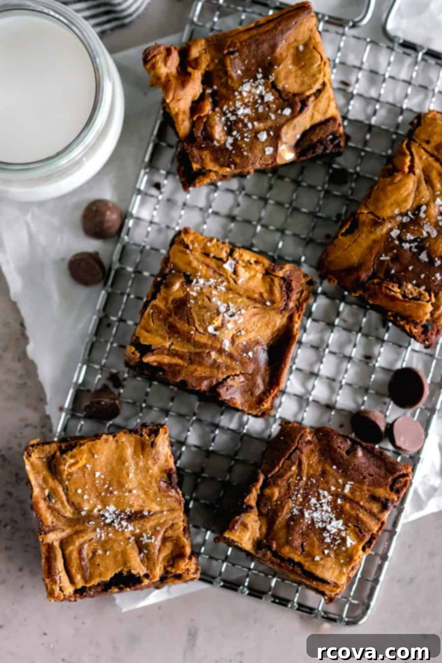 Elevated Pumpkin Swirl Brownies from a Box Mix 32 featured 16912