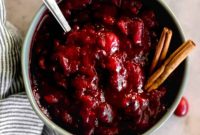 Honey-Kissed Orange Cranberry Sauce