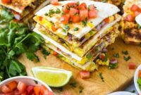 Weekend Prep Tex Mex Breakfast Quesadillas