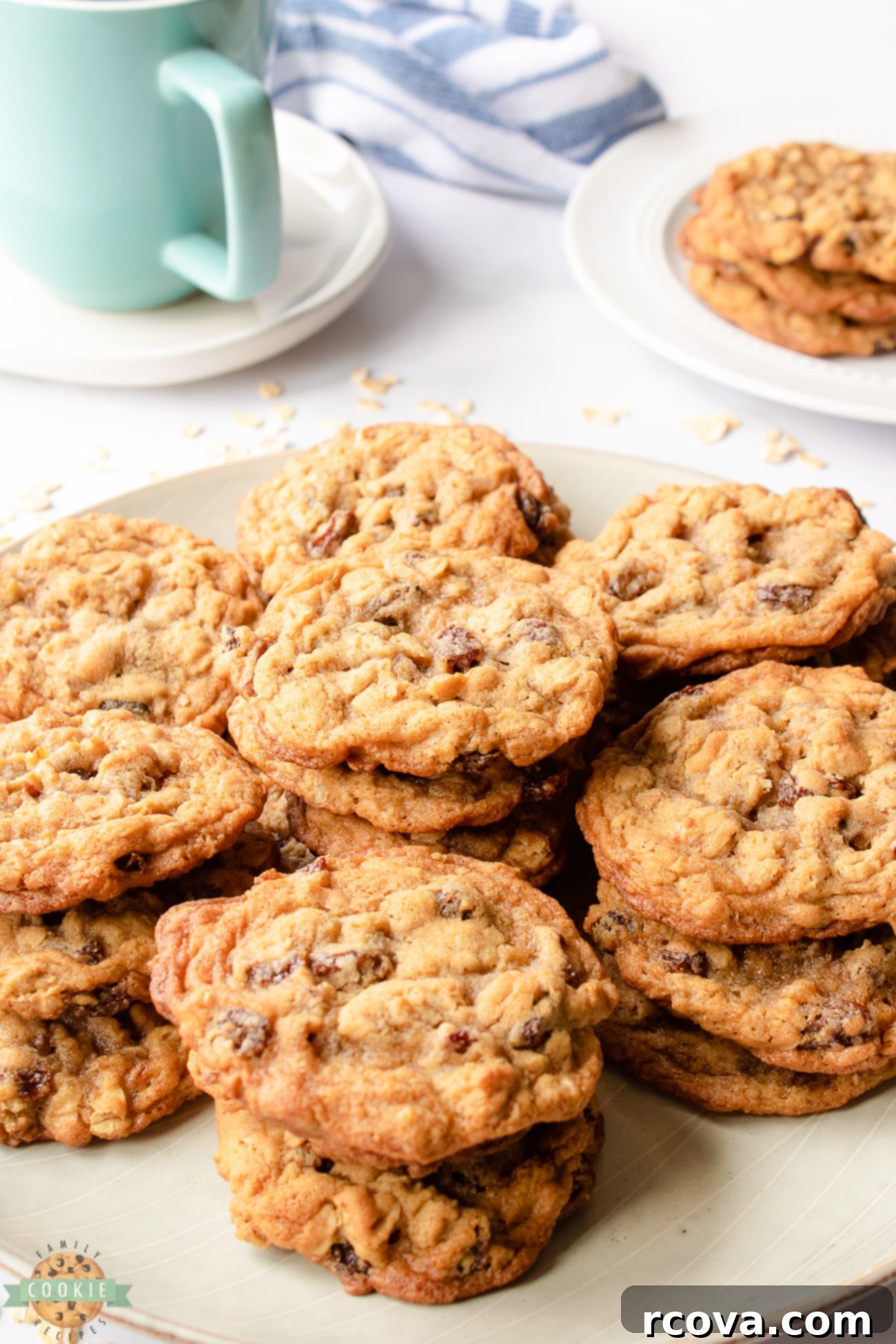 Soft and Chewy Oatmeal Raisin Cookies 21 featured 17815