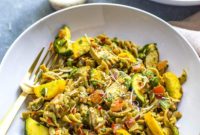 Easy One-Pot Whole Wheat Summer Pesto Pasta