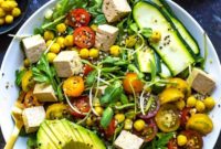 Vibrant Summer Buddha Bowls with Golden Turmeric Chickpeas