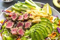 Seared Ahi & Ginger Sesame Salad