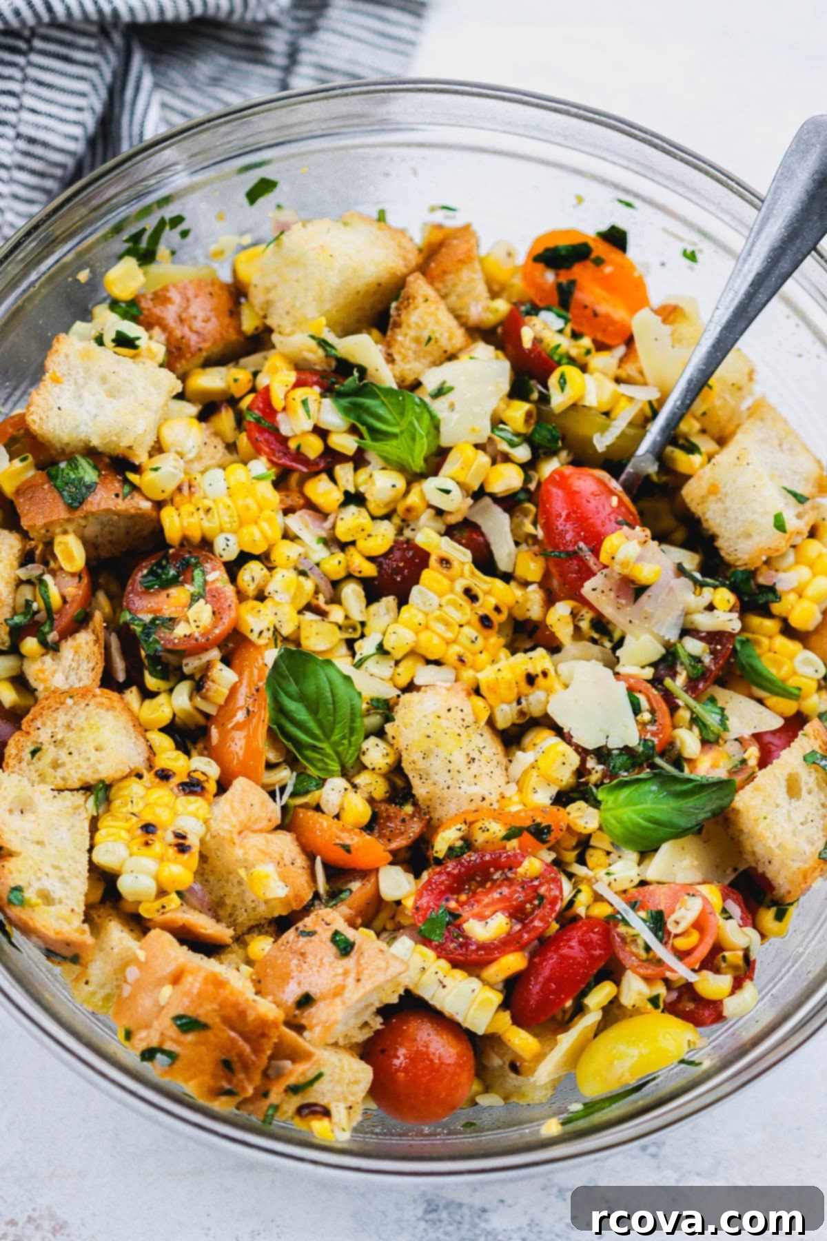 Smoky Corn and Tomato Panzanella 1 featured 18326