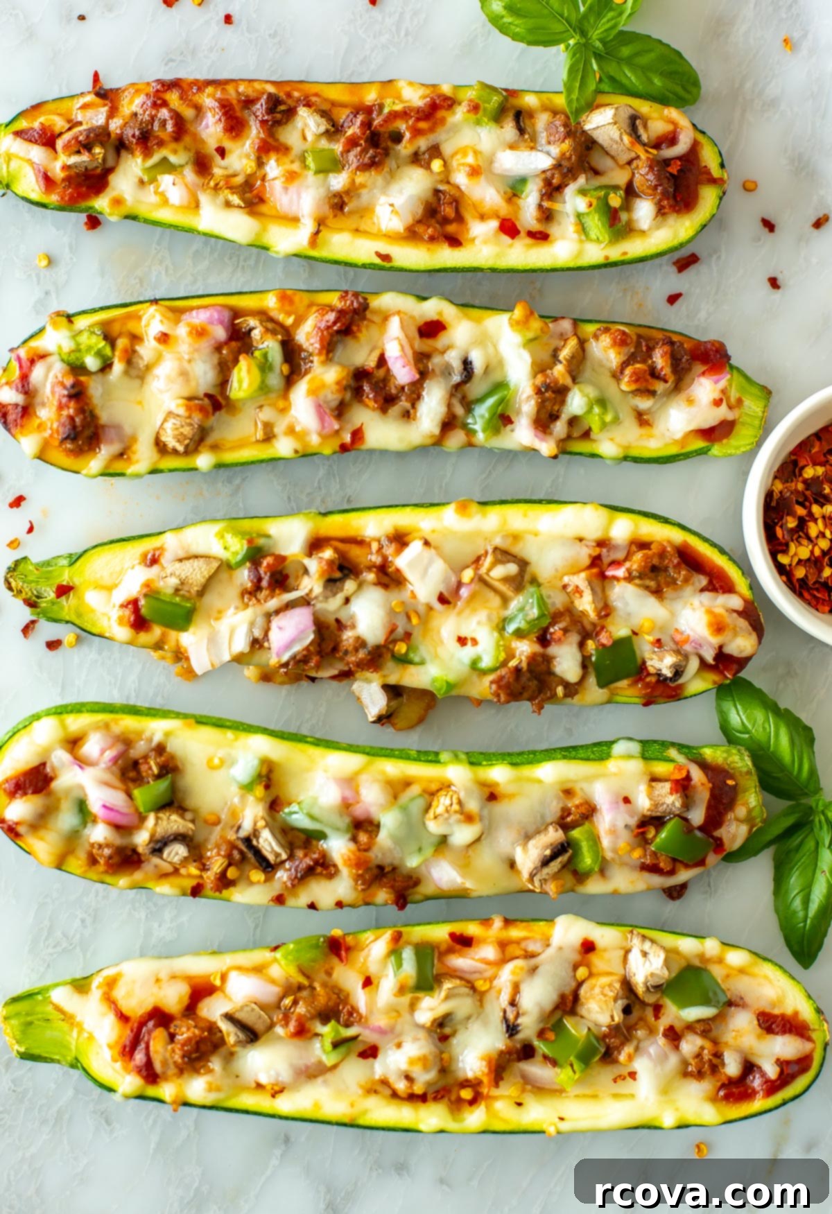 Quick Zucchini Pizza Boats 1 featured 18446
