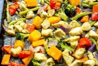 Simple Golden Honey Dijon Sheet Pan Chicken