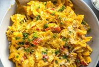 Autumnal One-Pot Pumpkin Alfredo