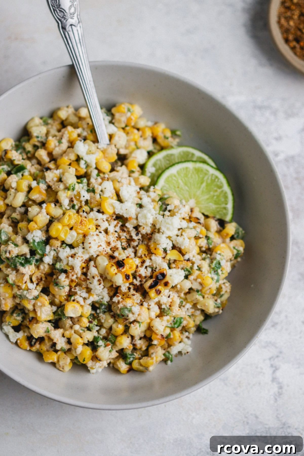 No-Mayo Greek Yogurt Mexican Street Corn Salad 1 featured 19722