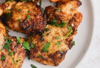 Crispy Air Fryer Chicken Thighs