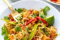 Creamy Instant Pot Red Curry Chicken Noodles