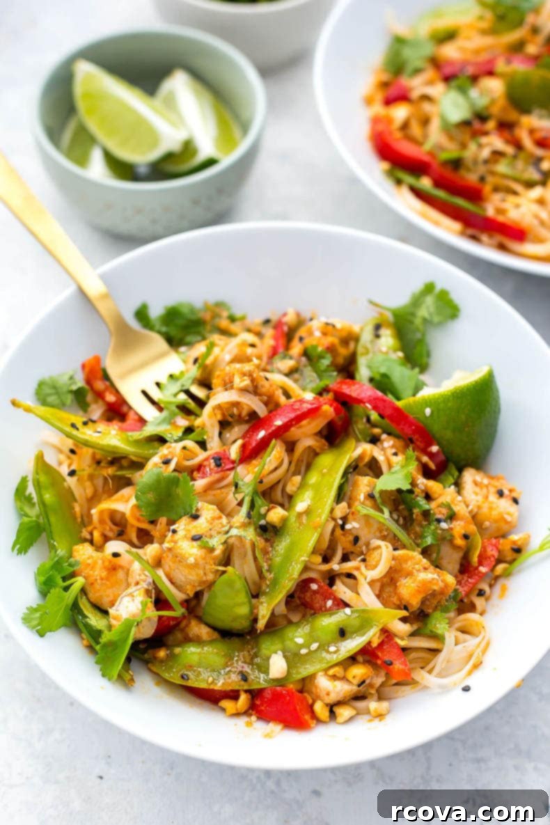 Creamy Instant Pot Red Curry Chicken Noodles 1 featured 20411