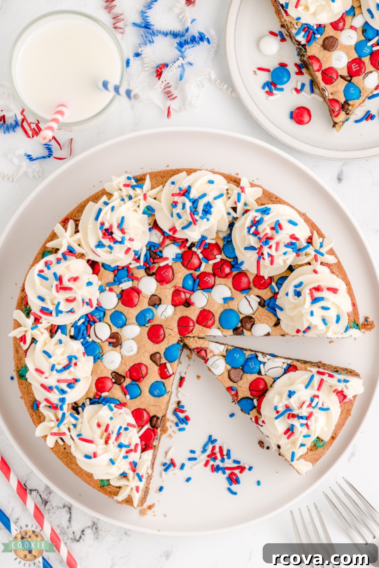 Stars and Stripes Cookie Cake 1 featured 20634