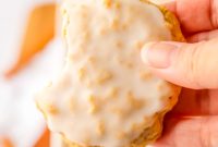 Perfectly Soft and Chewy Glazed Oatmeal Cookies