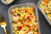 Instant Pot Chicken Fried Rice Weekly Prep Bowls