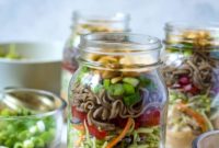Zesty Thai Chicken Soba Jars
