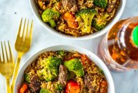 Quick Instant Pot Beef and Broccoli with Rice