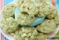 Pistachio Pudding Cloud Cookies