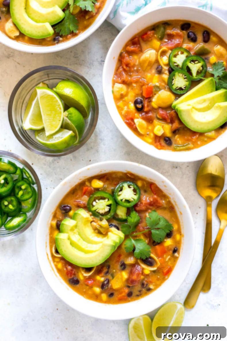 Instant Pot Vegetarian and Gluten Free Taco Soup 1 featured 24318