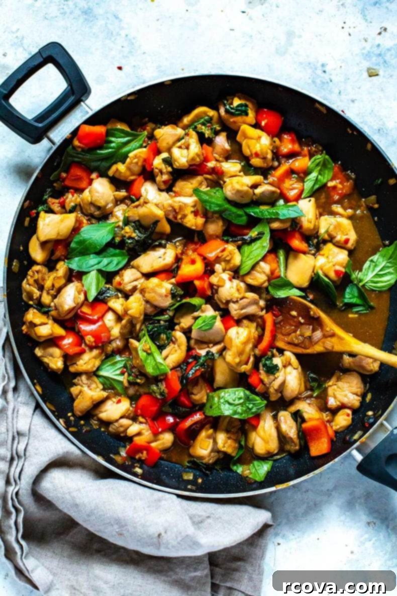 Effortless Thai Basil Chicken 1 featured 25546