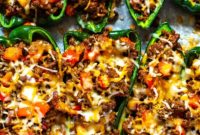 Keto Friendly Stuffed Poblano Delight