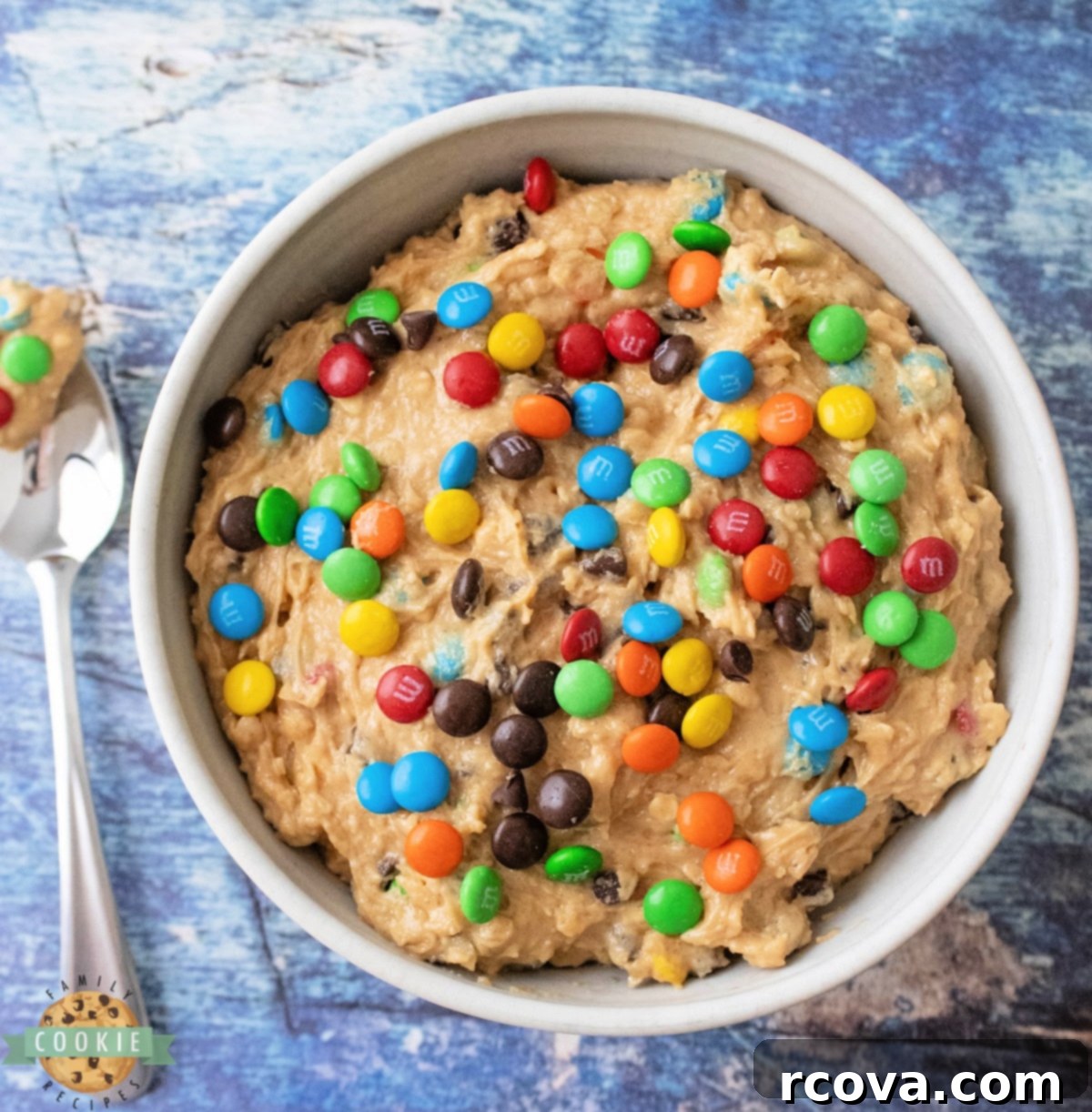 No-Bake Monster Cookie Dough 1 featured 26448