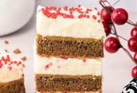 Chewy Spiced Gingerbread Bars