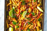 Effortless Sheet Pan Chicken Fajitas