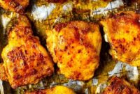 Succulent Baked Chicken Thighs with Crispy Skin