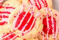 Valentines Thumbprint Cookies