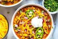Lean & Hearty Slow Cooker Turkey Chili