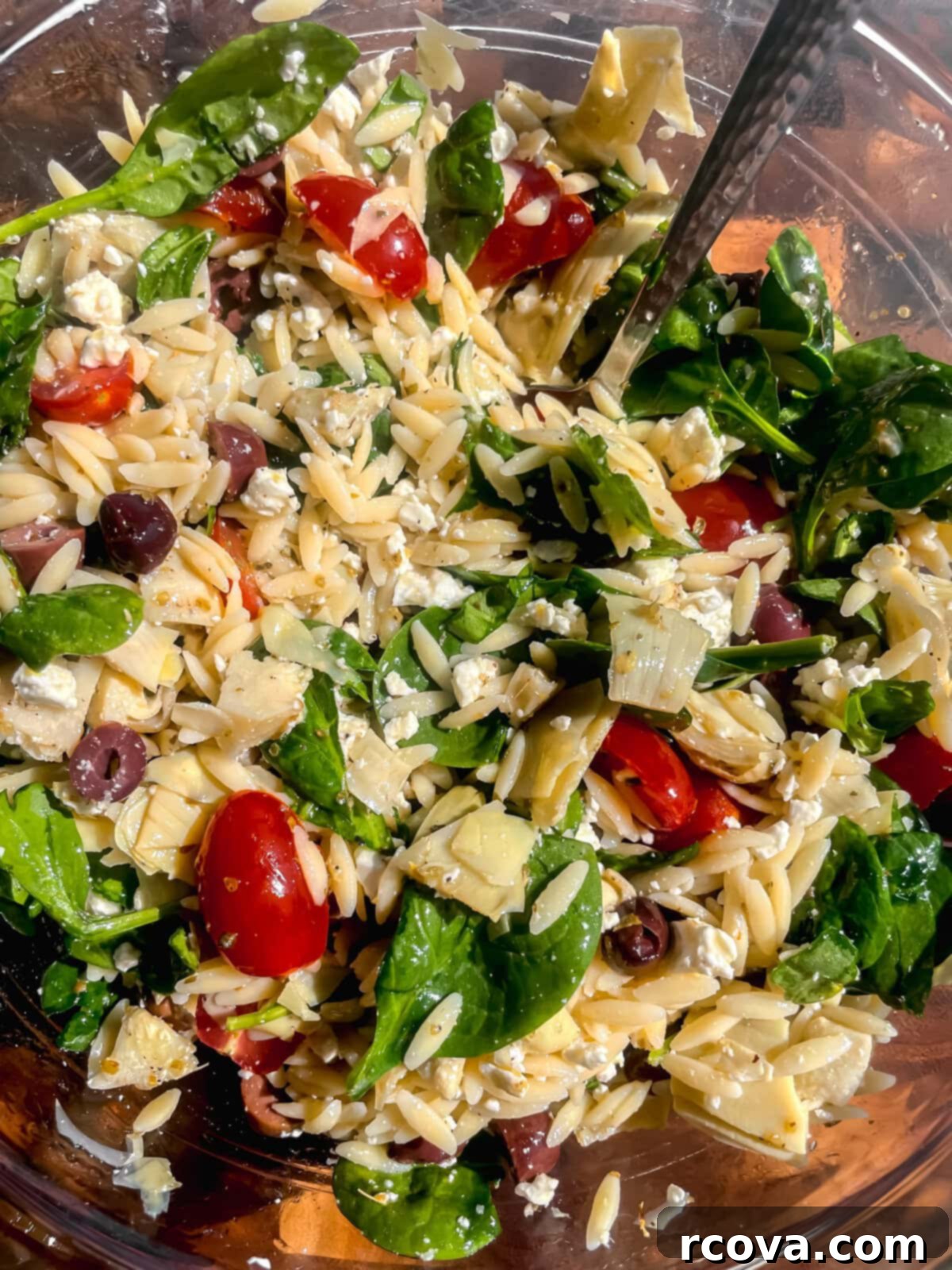 Zesty Greek Orzo Salad with Lemon-Herb Vinaigrette 1 featured 3084