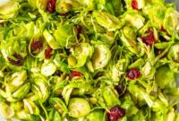 Crisp Brussels Sprout Slaw