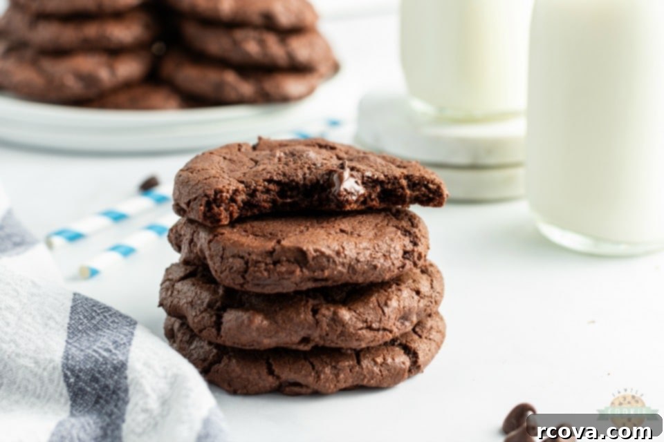 Double Chocolate Dream Cookies 1 featured 3160