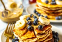 Power-Packed 4-Ingredient Fluffy Pancakes