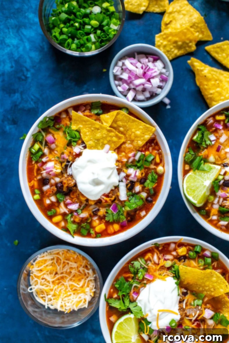 Effortless Taco Soup for Slow Cooker or Stovetop 1 featured 34619