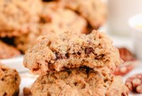 Chewy Toffee Pecan Oatmeal Delights