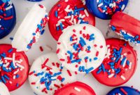 Stars and Stripes Chocolate Covered Oreos