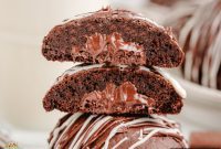 Chocolate Lava Cake Mix Cookies