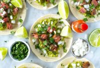 Sizzling Carne Asada Tacos