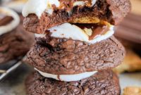 S’mores Brownie Cookies