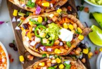Hearty Black Bean Sweet Potato Boats