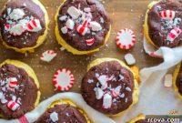 Festive Peppermint Fudge Sugar Cookies