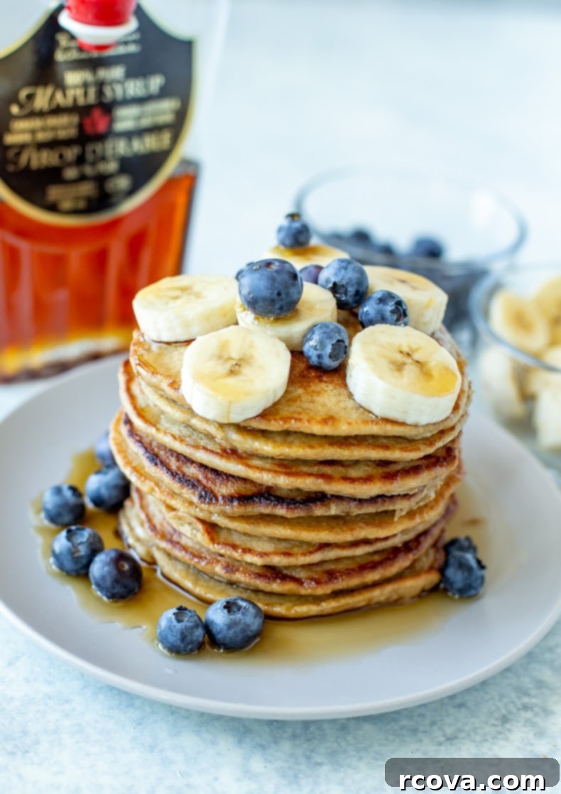 Wholesome 5-Ingredient Gluten-Free Banana Oat Pancakes 1 featured 39869