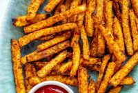 Healthy Crispy Air Fryer Jicama Fries