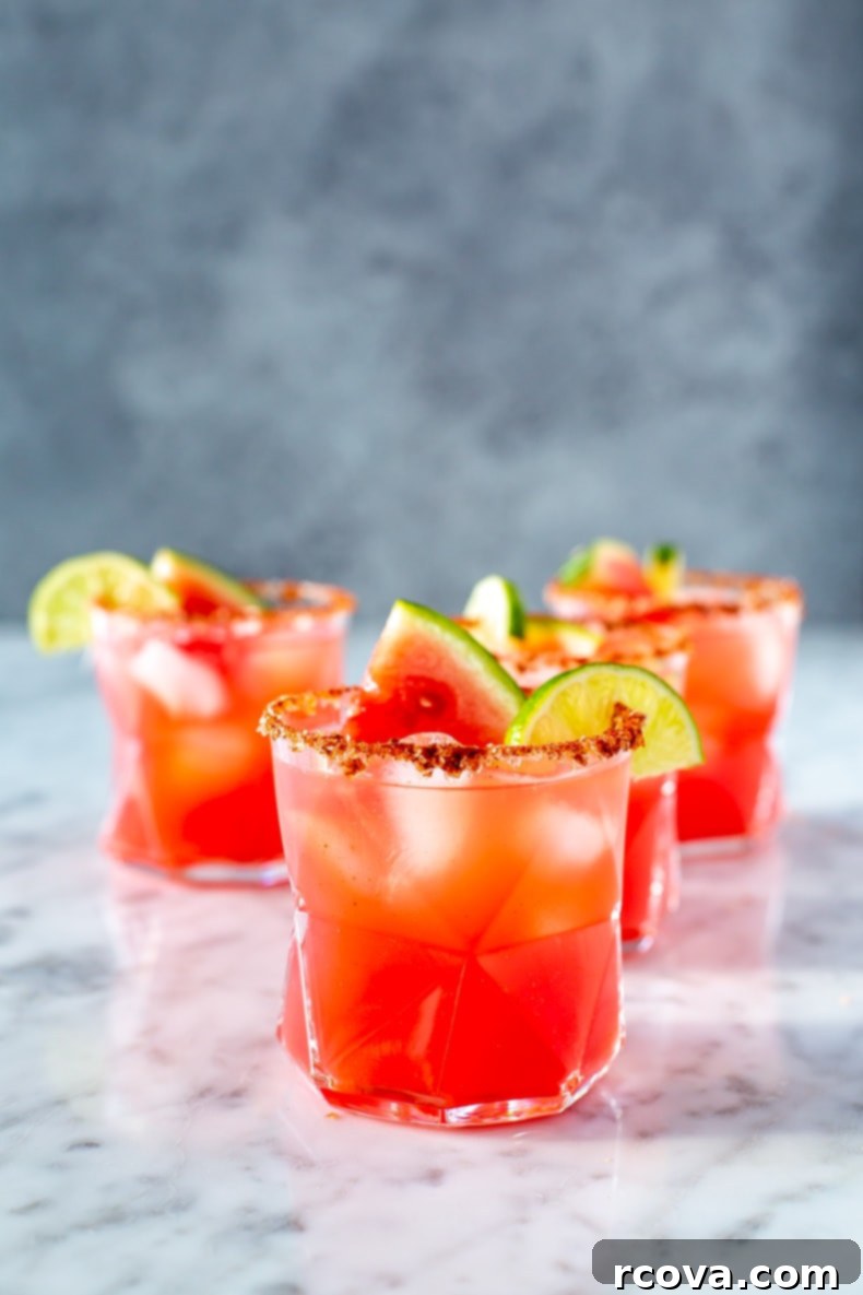 Effortless Skinny Watermelon Margarita Three Ingredients 1 featured 40974