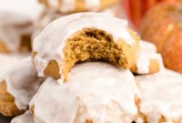 Frosted Pumpkin Spice Cookies