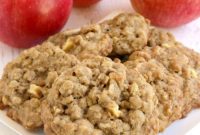 Caramel Apple Harvest Oat Cookies