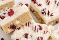 Irresistible White Chocolate Cranberry Cookie Bars