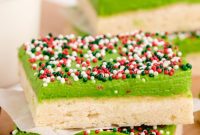 Holiday Sugar Cookie Bars