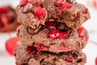 Decadent Chocolate Cherry Cookies